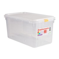 1-3 Gastronorm Polypropylene Container with Colour Coded Clips